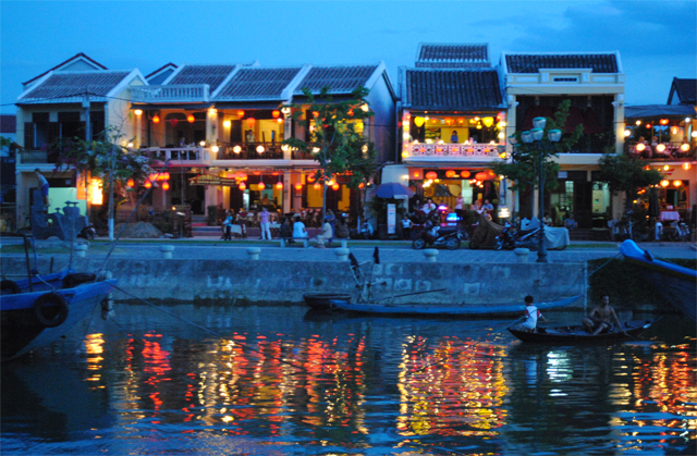 Road of lantern lights in Hoi An