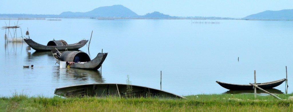 Huong River in Hue, Vietnam