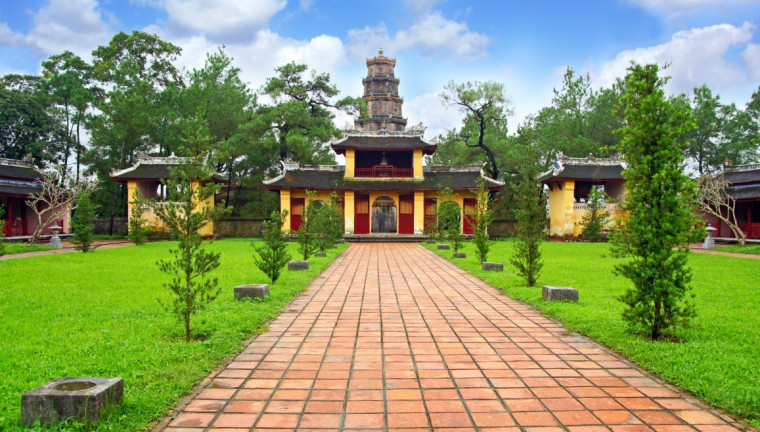 Thien Mu Pagoda in Hue, Vietnam