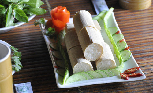 Cơm Lam - Distinctive bamboo tube rice