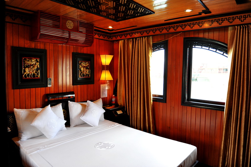 Princess Junk in Halong Bay, Vietnam - Private room