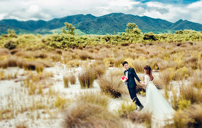 Wedding photography on Quan Land Island