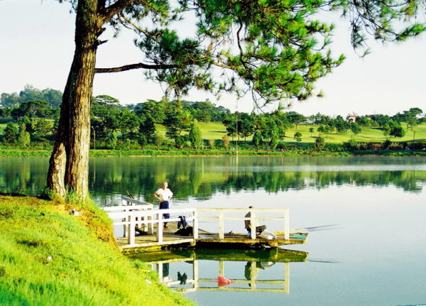 Xuan Huong Lake in Da Lat, Vietnam