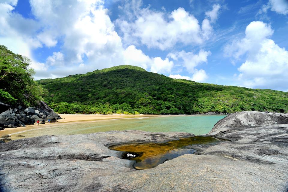 Dam Trau Beach in Con Dao Islands,Vietnam