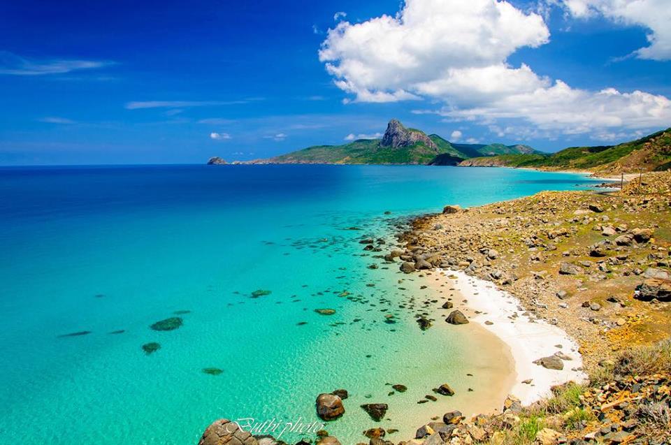 Timid Beach and Love Mountain at Con Dao Islands