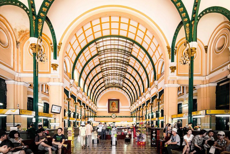 Central Post Office Saigon - Place for vintage style pictures!