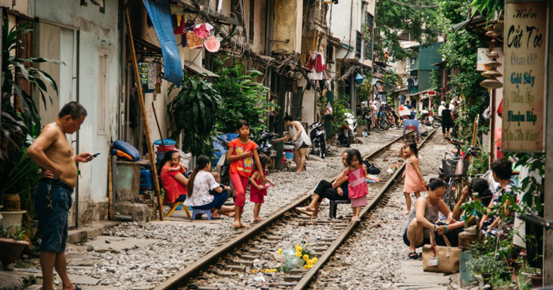 Hanoi Train Street - New Place to check in for young people