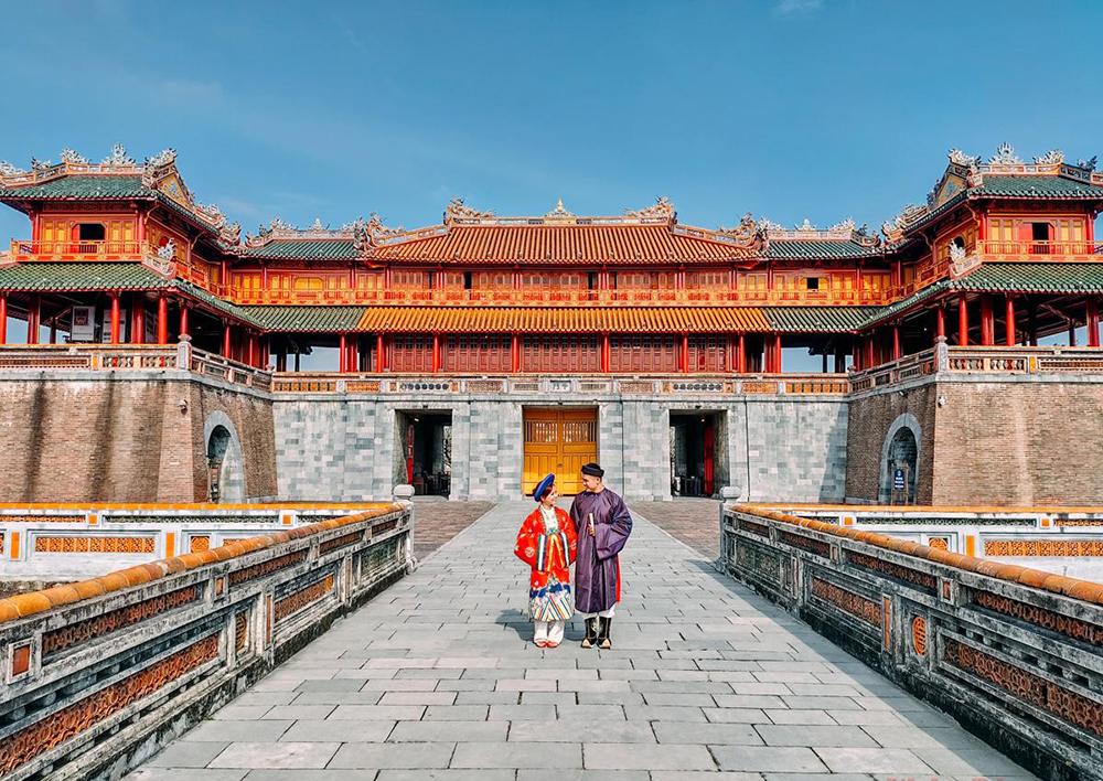 Imperial Citadel of Hue City, Central Vietnam