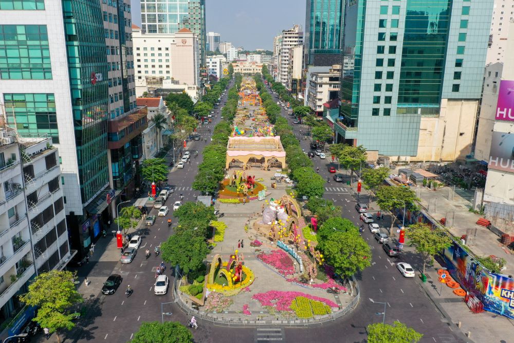 Nguyen Hue Walking Street in HCM City